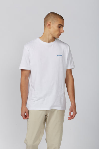 Ben Sherman Signature Chest Embroidery TEE White BU2520010