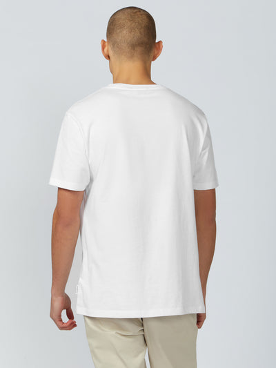 Ben Sherman Signature Chest Embroidery TEE White BU2520010