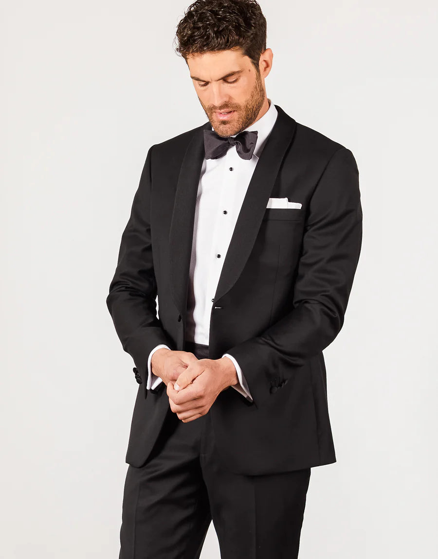 Rembrandt Bryan Black Tuxedo Dinner Set