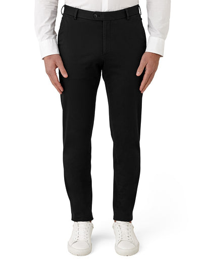 Black Flat Front Pant Polyester By Classic – Men's Clothing & Formalwear