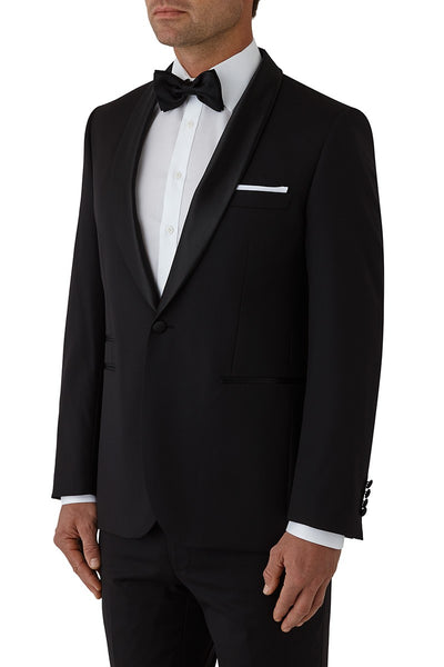 Big Mens Kelly Country PGH Pure Wool Black Dinner Suit Set