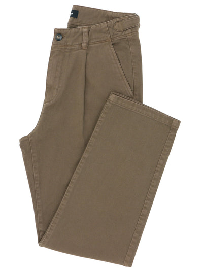 Boston Milo Coffee Side Tab Cotton Chino