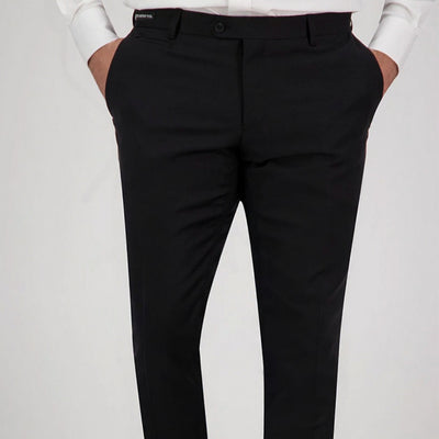Emiliano Black Wool Trousers