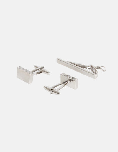 Abelard  Cufflinks & Tie Bar Set