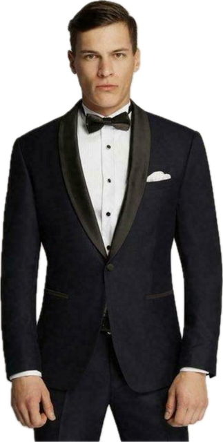 Varce Max Fine Micro Texture Wool Blend Tuxedo Jacket