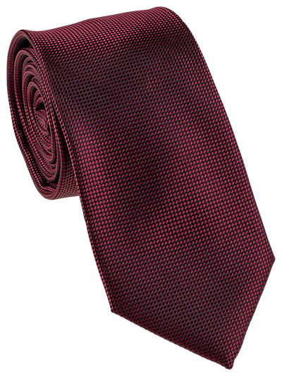 Burgundy Self Pattern Tie, Bow Tie, Handkerchief