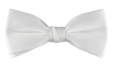 White Pattern Tie, Bow Tie, Handkerchief
